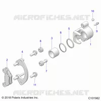 BRAKES, REAR CALIPER