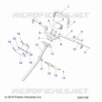 STEERING, HANDLEBAR, STEERING POST 