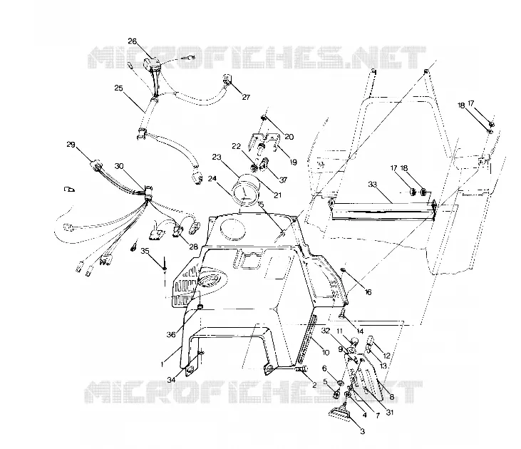 CONSOLE   ELECTRICAL EQUIPMENT STARTRAK (4914141414009A)