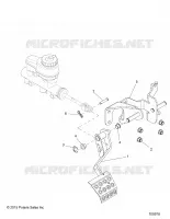 BRAKES, PEDAL AND MASTER CYLINDER MOUNTING