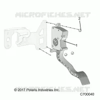 ENGINE, THROTTLE PEDAL