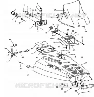 HOOD ASSEMBLY WIDETRAK LX 0942064 (49250425040005)