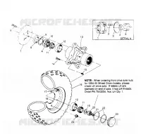 FRONT WHEEL ASSEMBLY SCRAMBLER W957840 (4927252725B006)
