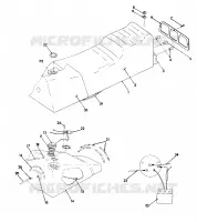 SEAT/GAS TANK ASSEMBLY 500 CLASSIC (4921252125007A)