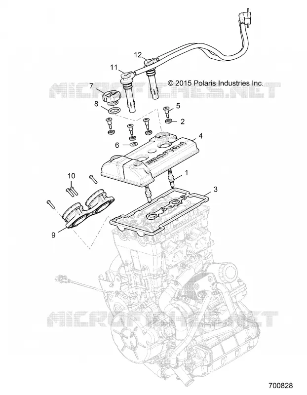 THROTTLE BODY AND VALVE COVER