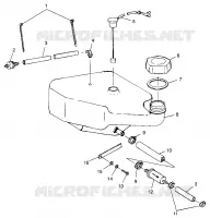 OIL TANK SLTX B974590 AND INTL. SLTX I974590 (4941214121A012)