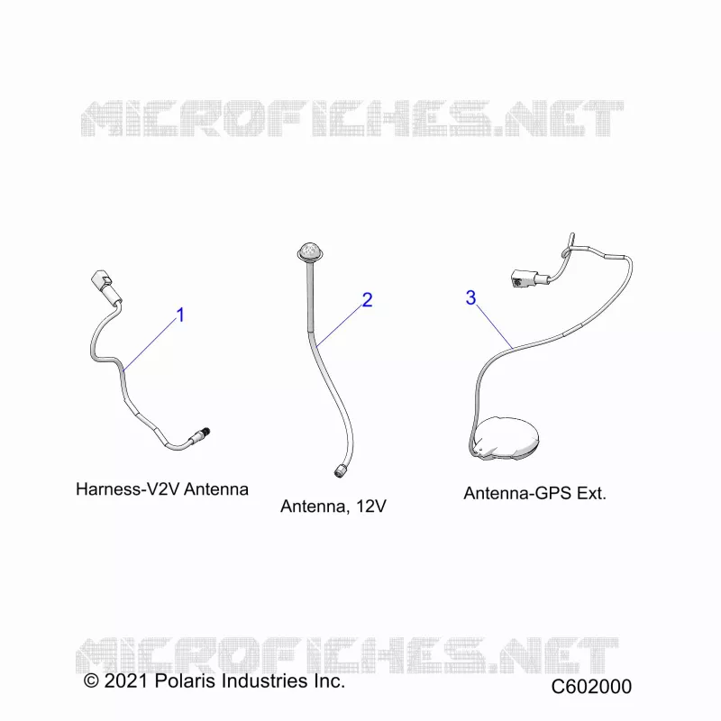 ELECTRICAL, GPS HARNESS AND ANTENNA