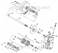 DRIVE TRAIN CLASSIC TOURING 0973365 AND EUROPEAN CLASSIC TOURING E973365 (4938493849B010)