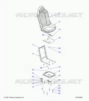 SEAT ASM. AND SLIDER
