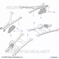 REAR SUSPENSION CONTROL ARMS