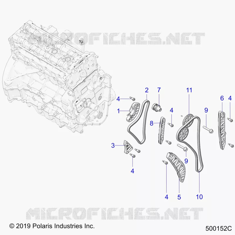 ENGINE, TIMING CHAIN AND RELATED
