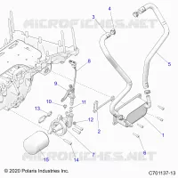 OIL FILTER, OIL COOLER AND RELATED