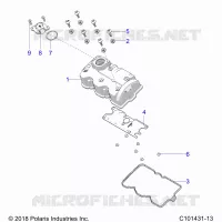 ENGINE, VALVE COVER