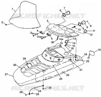 HOOD CLASSIC TOURING 0973365 AND EUROPEAN CLASSIC TOURING E973365 (4938493849A013)