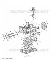 ENGINE, CYLINDER BLOCK AND RELATED PARTS