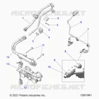 FUEL SYSTEM, RAIL, LINES AND THROTTLE BODY