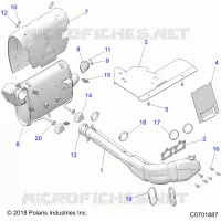 ENGINE, EXHAUST SYSTEM