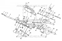 FRONT TORQUE ARM 700 XCR 0985678(A) AND EUROPEAN 700 XCR E985678 (4943114311B012)