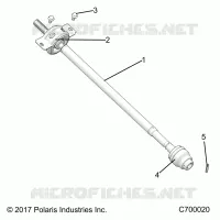 DRIVE TRAIN, FRONT PROP SHAFT