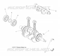 ENGINE, CRANKSHAFT AND BALANCE SHAFT