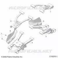 REAR SUSPENSION CONTROL ARMS