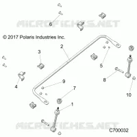 SUSPENSION, FRONT STABILIZER BAR
