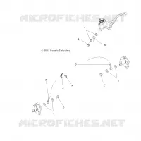 FRONT BRAKE BRAKE LINES