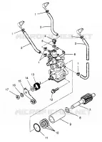 OIL PUMP XLT 0970756, XLT SKS 0970556,  AND XLT RMK 0970956 (4937693769D005)