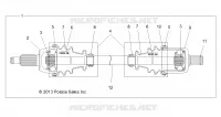 DRIVE TRAIN, FRONT DRIVE SHAFT