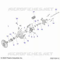DRIVE TRAIN, PRIMARY CLUTCH