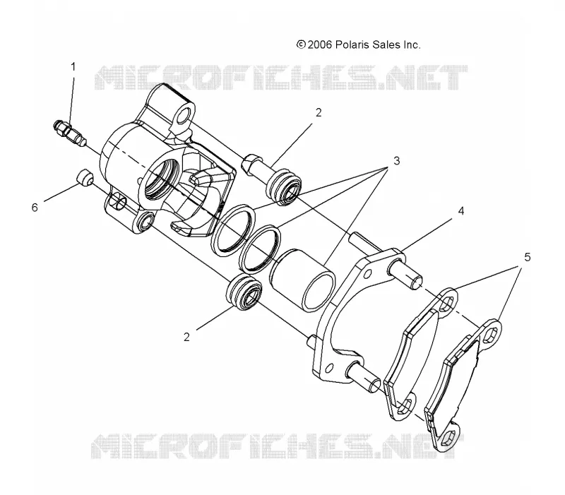 BRAKE FRONT BRAKE CALIPERS AND REAR