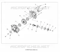 DRIVE TRAIN, REAR GEARCASE INTERNALS