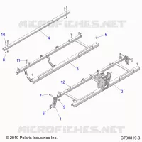 CHASSIS, SEAT SUPPORTS- G21GMD99AJ/AZ/BJ/BZ (C700819-3)