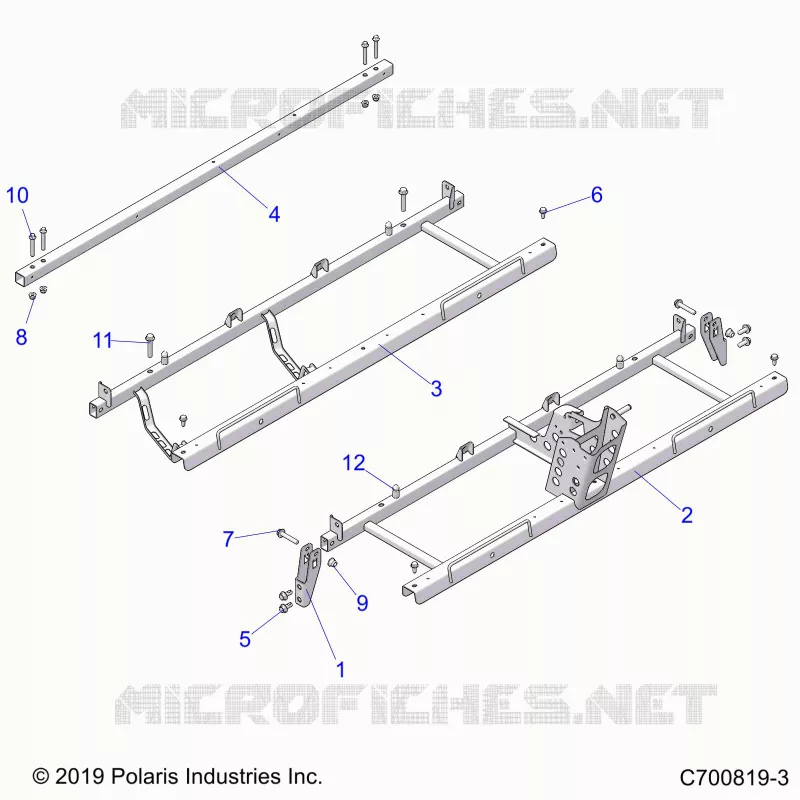 CHASSIS, SEAT SUPPORTS- G21GMD99AJ/AZ/BJ/BZ (C700819-3)