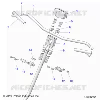 UPPER STEERING & HANDLEBAR ASM.