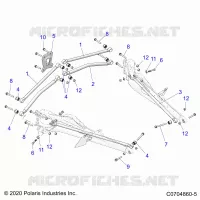 REAR SUSPENSION TRAILING ARMS MOUNTING