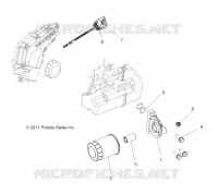 OIL FILTER AND DIPSTICK