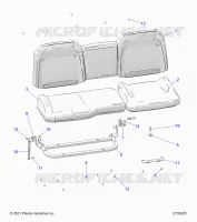 SEAT ASM. REAR