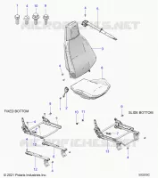 SEAT (PASSENGER) AND SEAT BELT MOUNTING