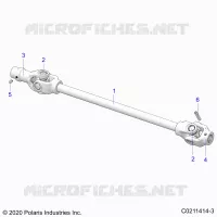 DRIVE TRAIN, FRONT PROP SHAFT