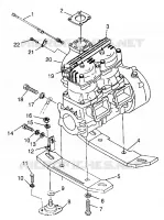 ENGINE MOUNTING HURRICANE B974473 AND INTL. HURRICANE I974473 (4941044104B002)