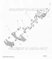 FRONT BRAKE CALIPER -R24E3GC4FD/SC4CD/SC4FD (C730374)