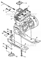 ENGINE MOUNTING SLT 700 B974572 (4941124112B001)