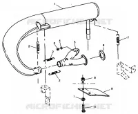EXHAUST SYSTEM 500 EFI 0942774 AND EFI SKS 0942574 (4924982498028A)