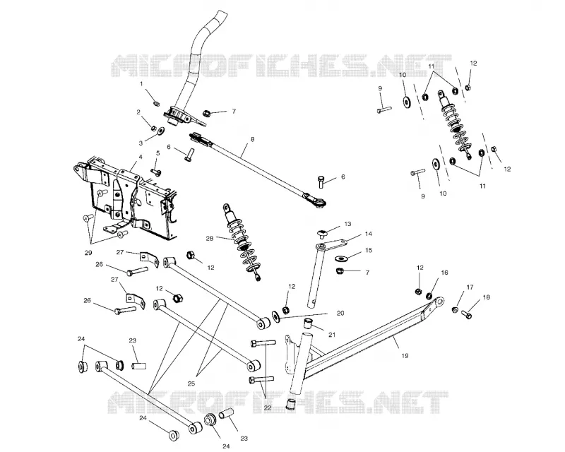 FRONT SUSPENSION AND STEERING