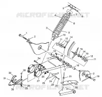 SWING ARM   SHOCK XPRESS 300 W969530 AND XPRESS 400 W969540 (4935923592C004)