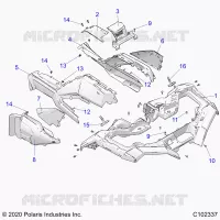FRONT CAB AND SIDE PANELS