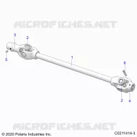 DRIVE TRAIN, FRONT PROP SHAFT