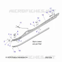 SUSPENSION, RAIL MOUNTING