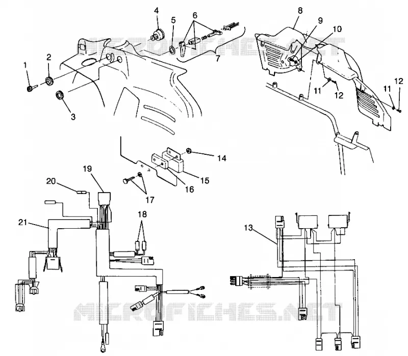 CONSOLE   WIRE HARNESS STORM 0985782 (4943674367A012)